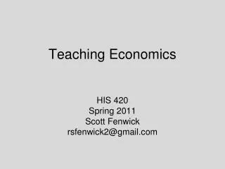 Teaching Economics