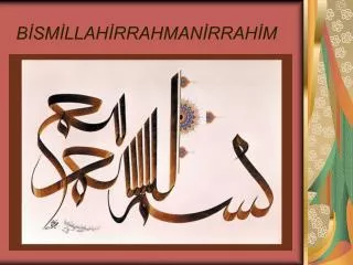 b sm llah rrahman rrah m