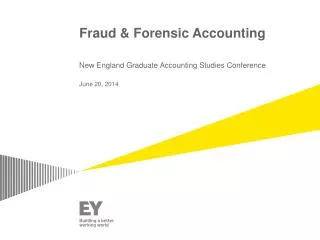 Fraud &amp; Forensic Accounting