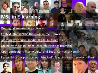 MSc in E-learning