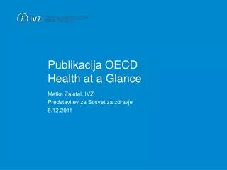 publikacija oecd health at a glance