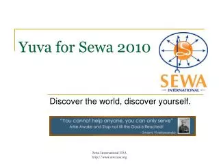 Yuva for Sewa 2010