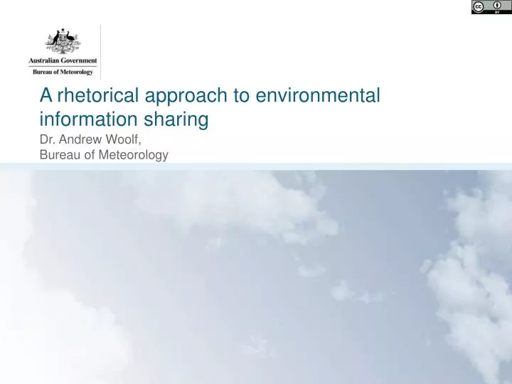 a rhetorical approach to environmental information sharing