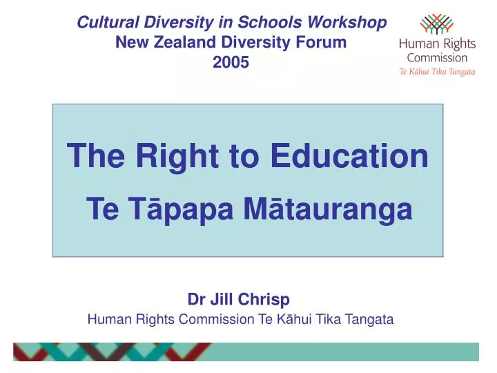 the right to education te t papa m tauranga