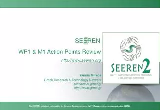WP1 &amp; M1 Action Points Review