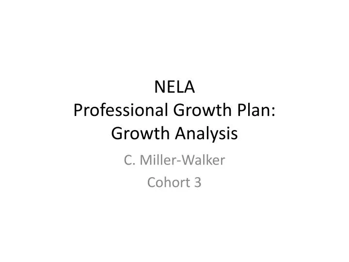 nela professional growth plan growth analysis