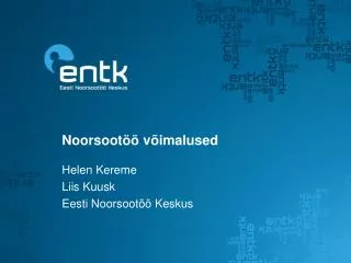 noorsoot v imalused