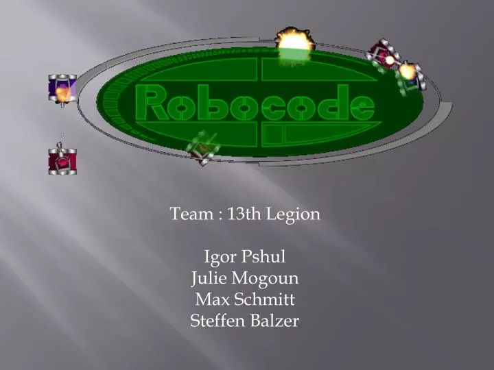 team 13th legion igor pshul julie mogoun max schmitt steffen balzer