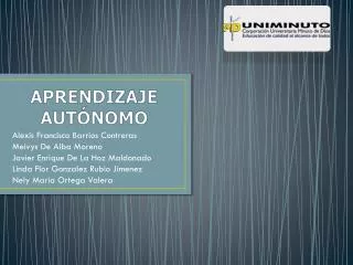 aprendizaje aut nomo