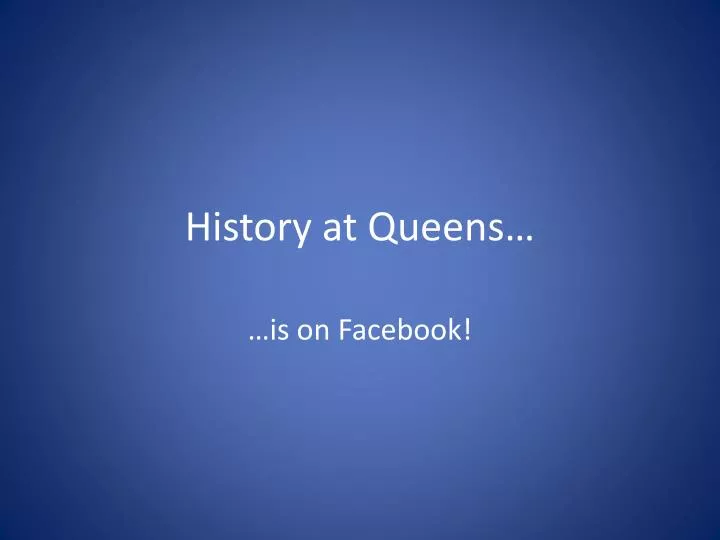 history at queens