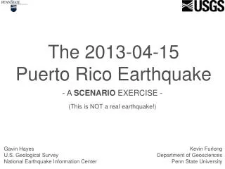 The 2013-04-15 Puerto Rico Earthquake
