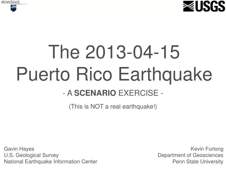 the 2013 04 15 puerto rico earthquake