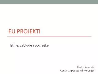 eu projekti