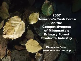 Minnesota Forest Resources Partnership