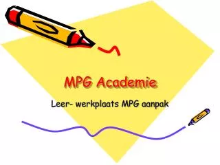 mpg academie