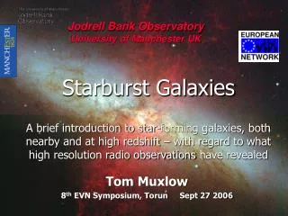 Starburst Galaxies