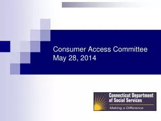 Consumer Access Committee May 28, 2014