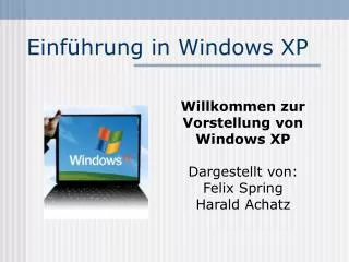 einf hrung in windows xp