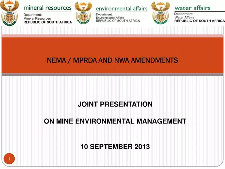 nema mprda and nwa amendments