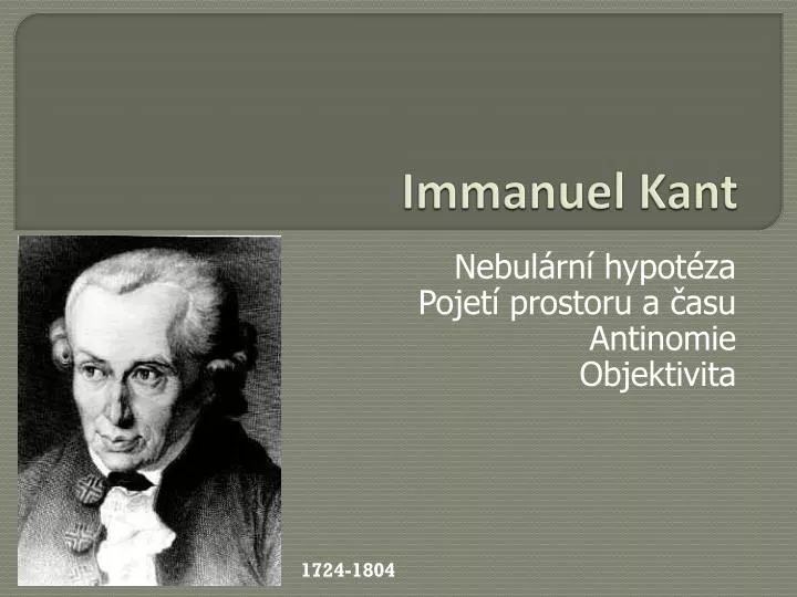 immanuel kant