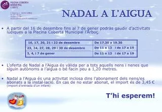 nadal a l aigua