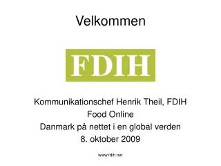 velkommen