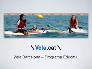 vela barcelona programa educatiu