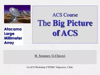 ACS Course The Big Picture of ACS