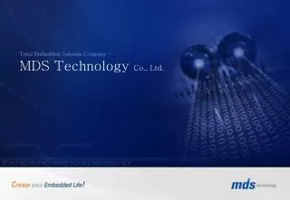 Total Embedded Solution Company - MDS Technology Co., Ltd.