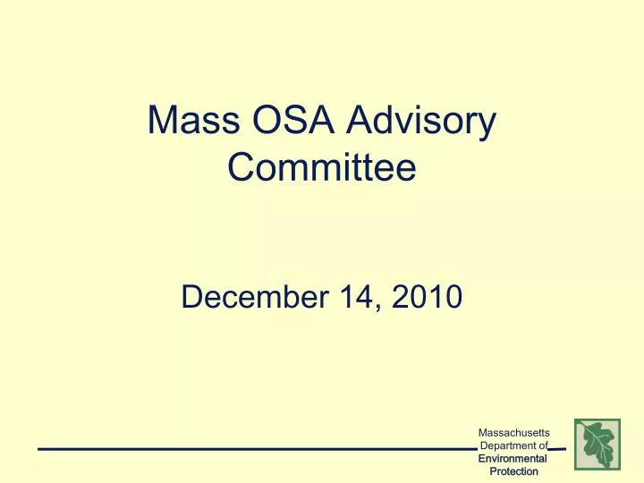 mass osa advisory committee