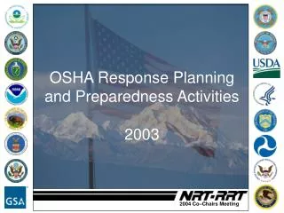 OSHA Response Planning and Preparedness Activities 2003