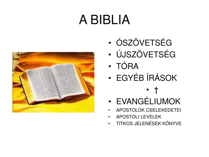a biblia