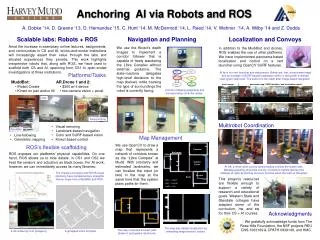 Anchoring AI via Robots and ROS