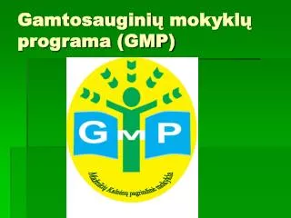 gamtosaugini mokykl programa gmp