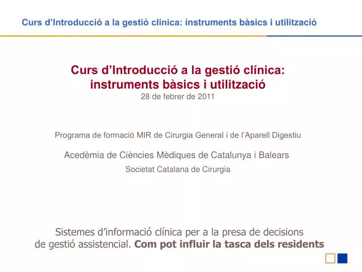 curs d introducci a la gesti cl nica instruments b sics i utilitzaci