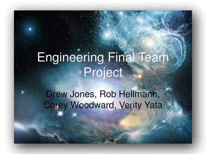 engineering final team project