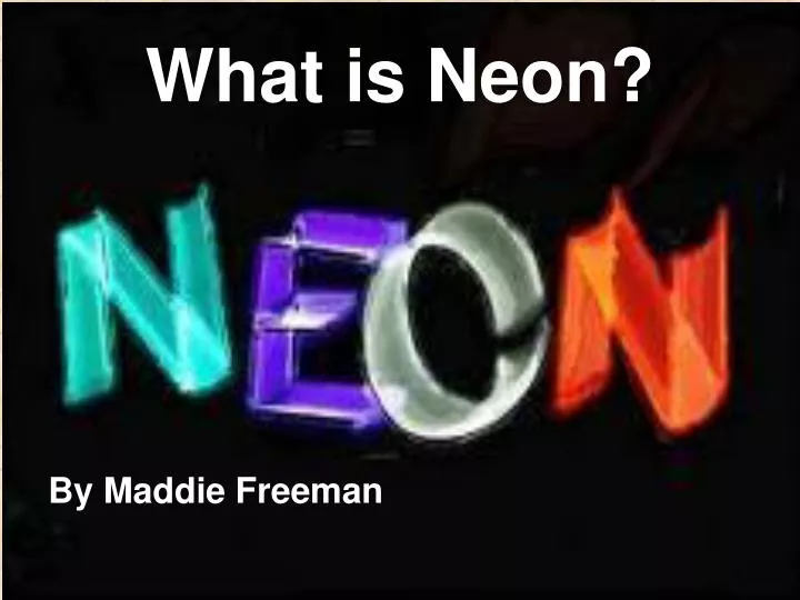 what is neon