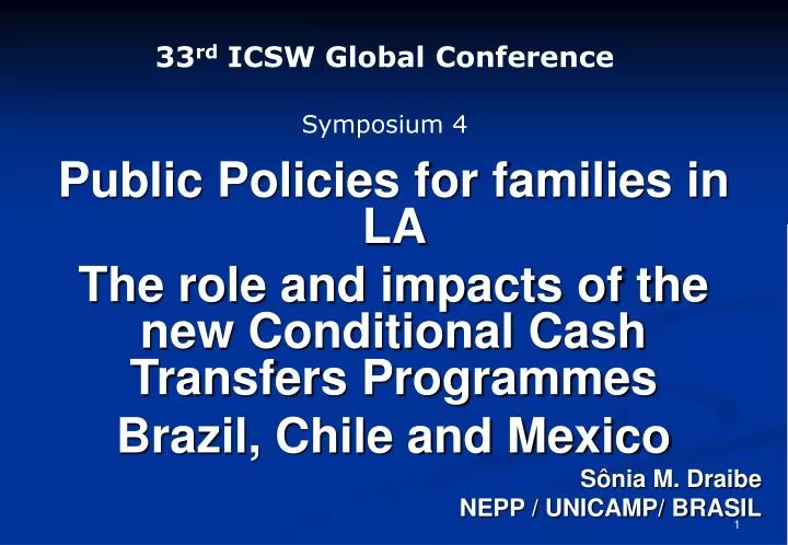 33 rd icsw global conference symposium 4