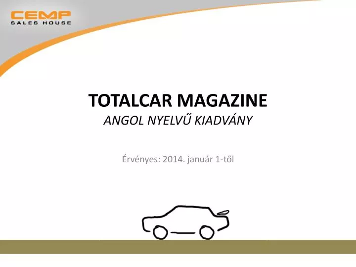 totalcar magazine angol nyelv kiadv ny
