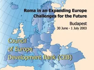 Council of Europe Development Bank (CEB)