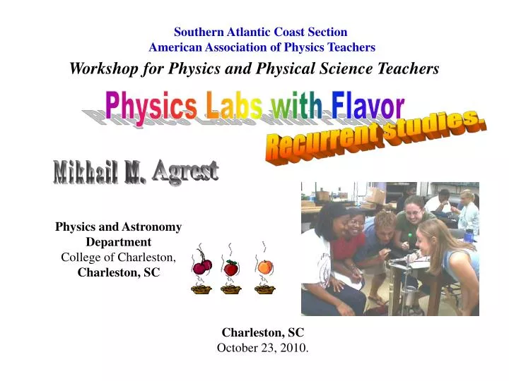 physics labs with flavor