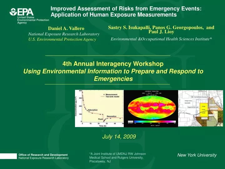 improved assessment of risks from emergency events application of human exposure measurements