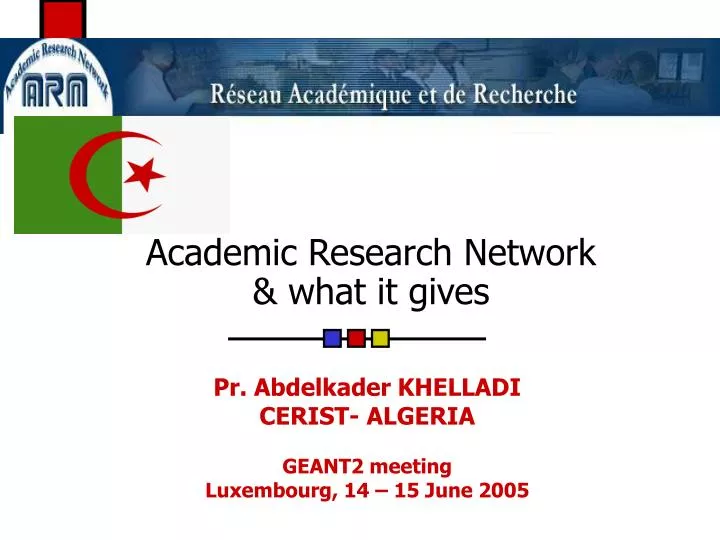 academic research network what it gives