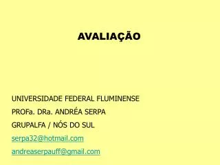 avalia o
