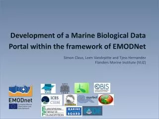 Development of a Marine Biological Data Portal within the framework of EMODNet