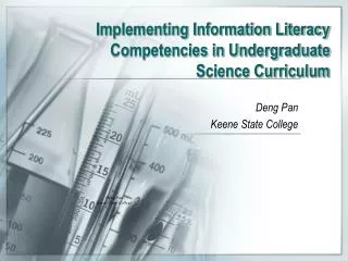 Implementing Information Literacy Competencies in Undergraduate Science Curriculum
