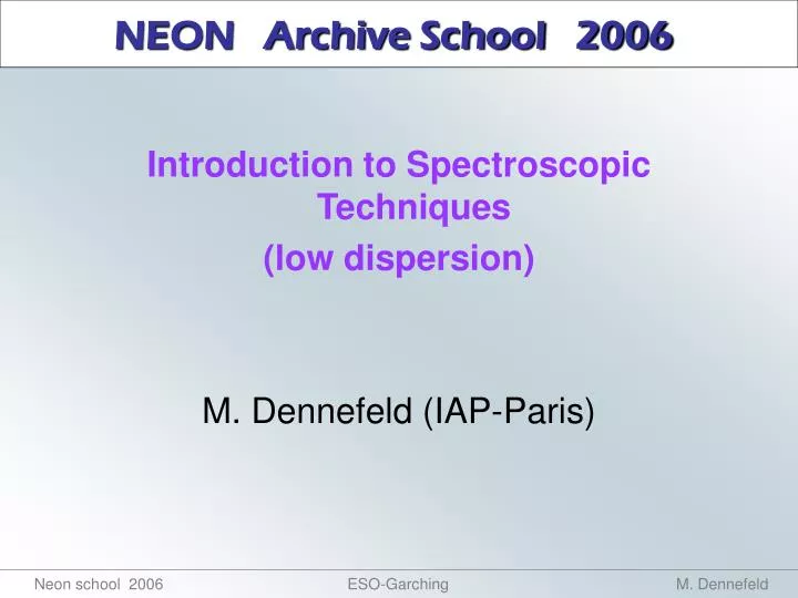 neon archive school 2006