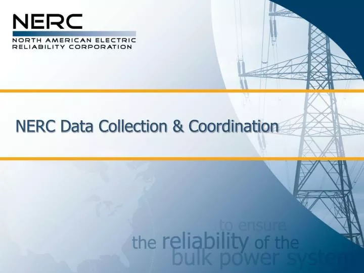 nerc data collection coordination