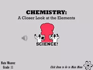CHEMISTRY: