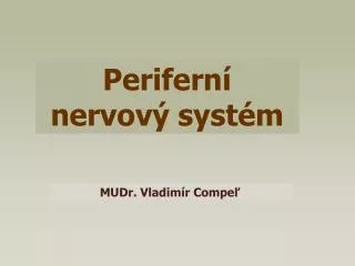 perifern nervov syst m
